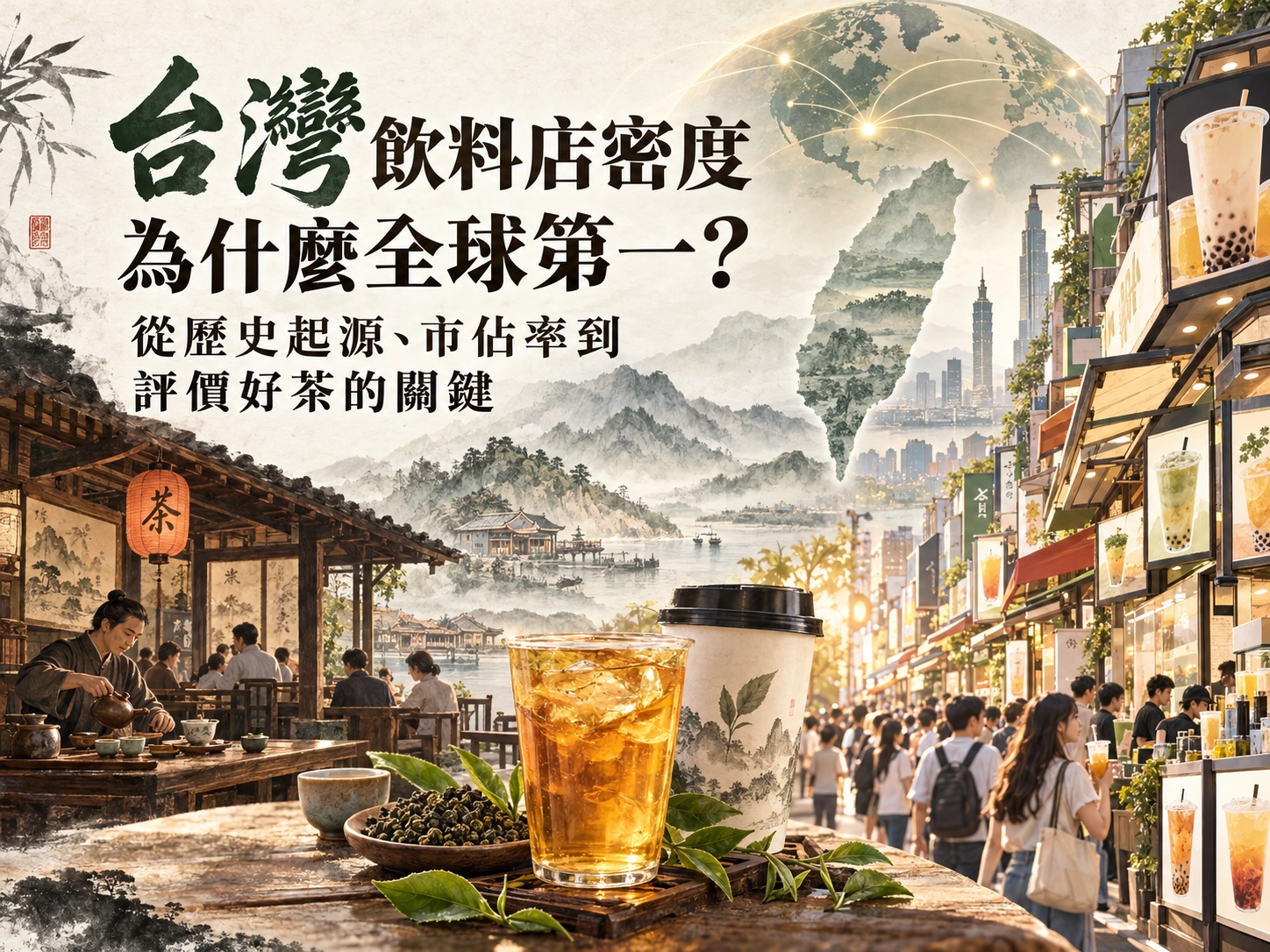 台灣飲料店密度