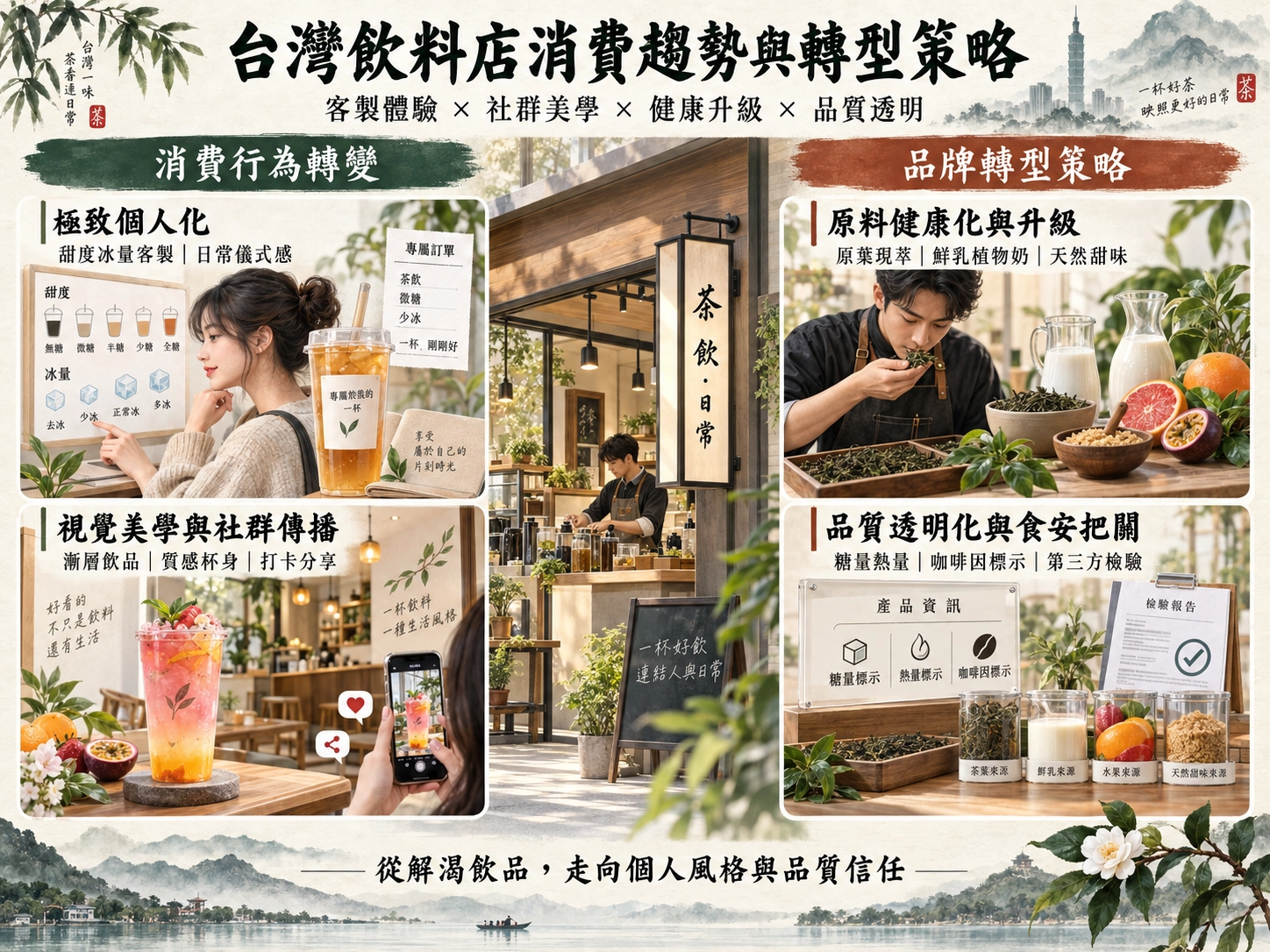 台灣飲料店消費與轉型趨勢
