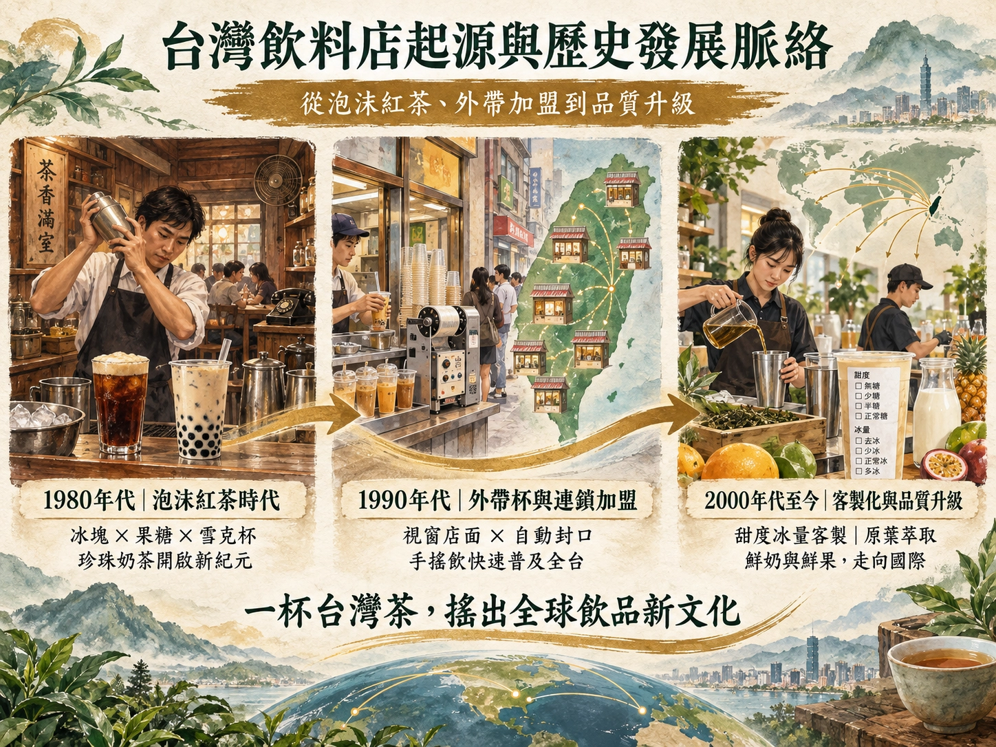 台灣飲料店起源