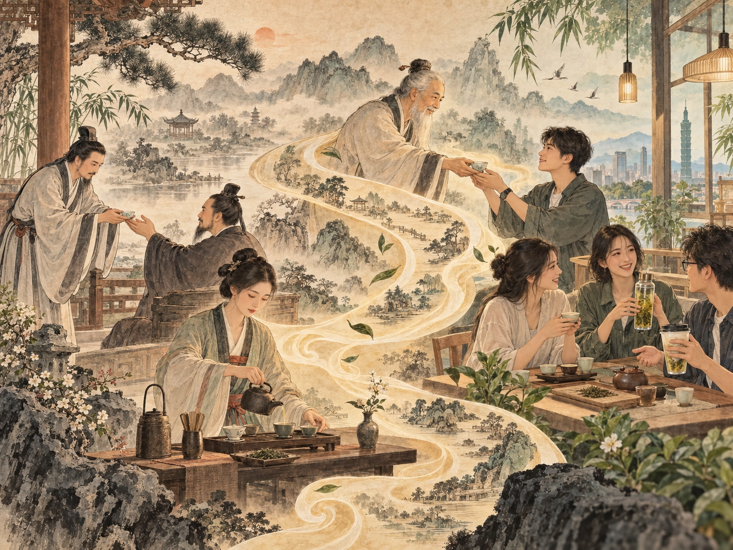 喝茶的歷史轉變
