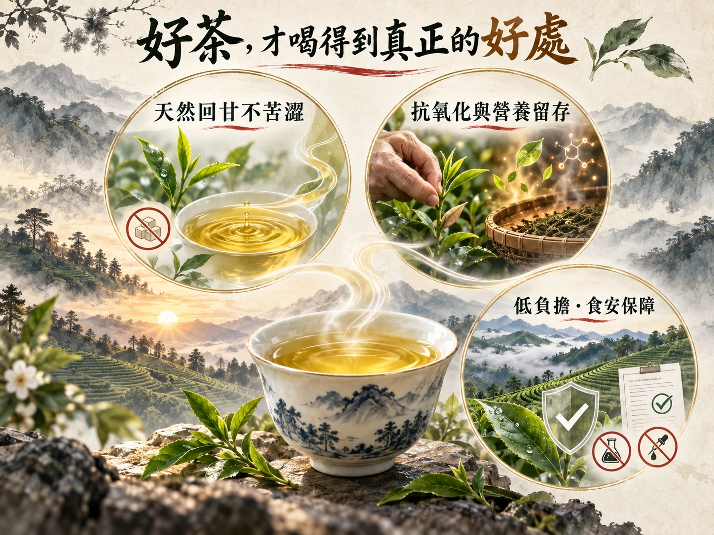 好茶才喝得到真正的好處