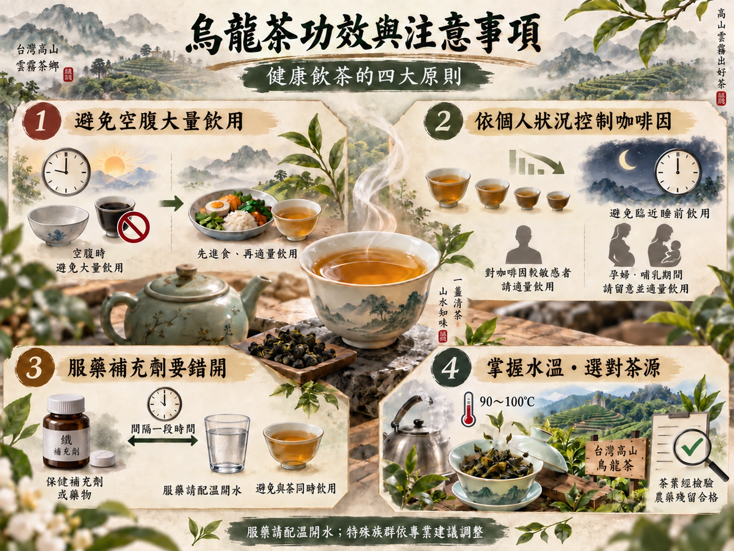 烏龍茶功效與注意事項